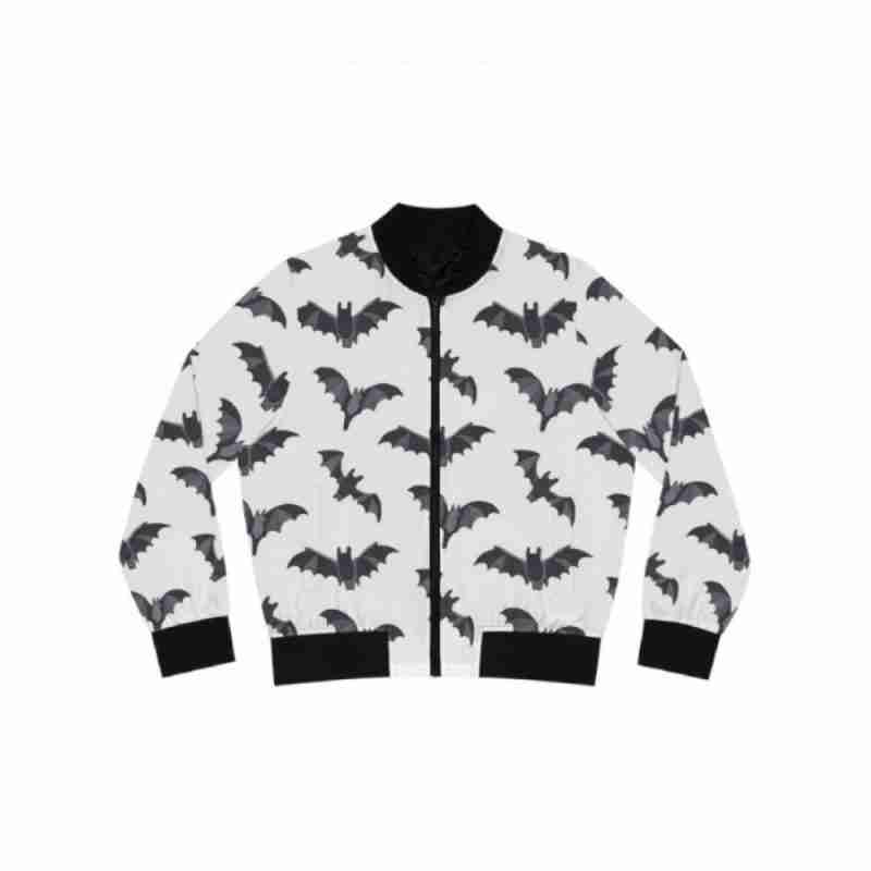 Halloween Bat Black & White Jacket