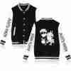 Jujutsu Kaisen Black & White Varsity Wool Jacket