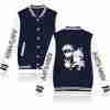 Jujutsu Kaisen Blue& White Varsity Wool Jacket