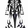 Kingdom Hearts Xemnas Black and White Long Coat
