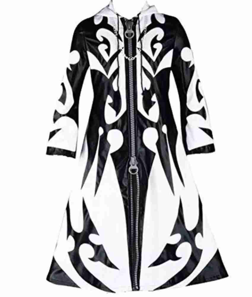 Kingdom Hearts Xemnas Black and White Long Coat
