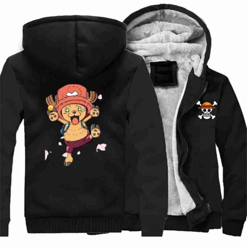 One Piece Japan Anime Black Bomber Jacket