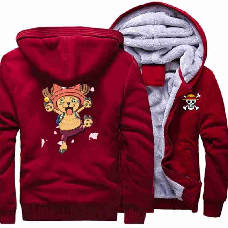 One Piece Japan Anime Red Bomber Jacket