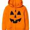 Halloween Pumpkin Orange Bomber Hooded Jacket
