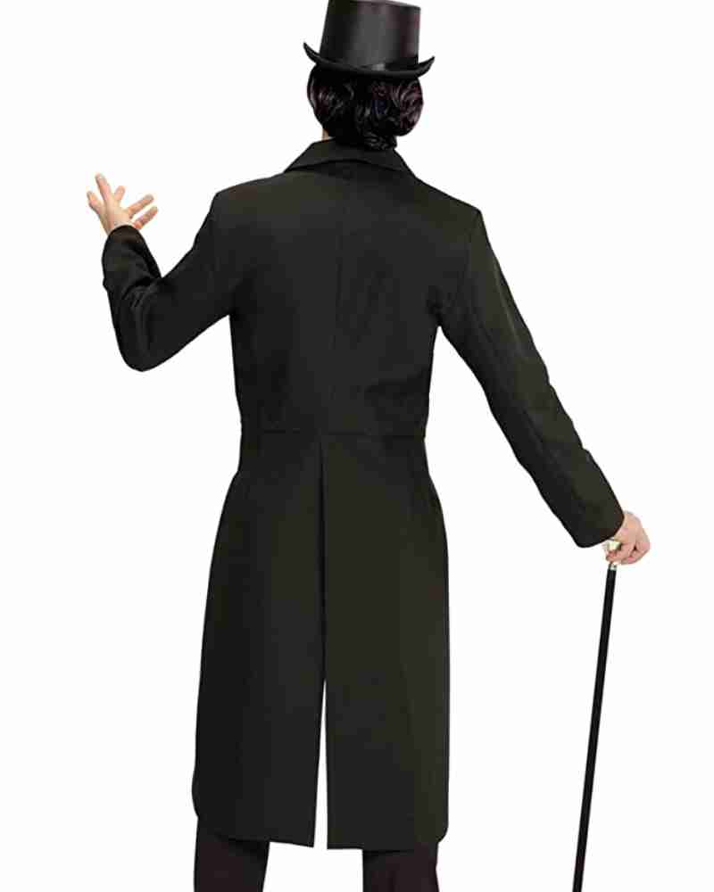 Halloween Cavalier Black Lined Tailcoat