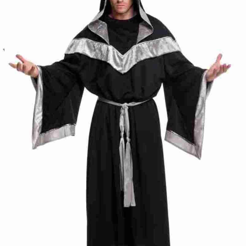 Halloween Men’s Evil Sorcerer Black Costume