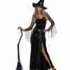 Halloween Rich Witch Women’s Black Costume