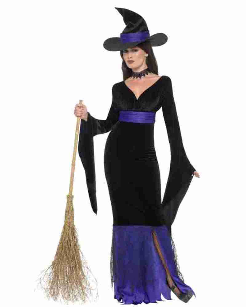 Halloween Women’s Glamorous Witch Black Costume