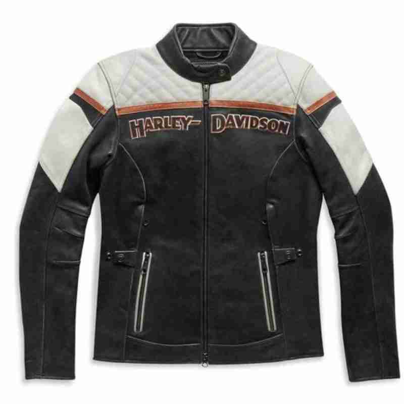 Harley-Davidson Triple Vent Miss Enthusiast II Leather Jacket