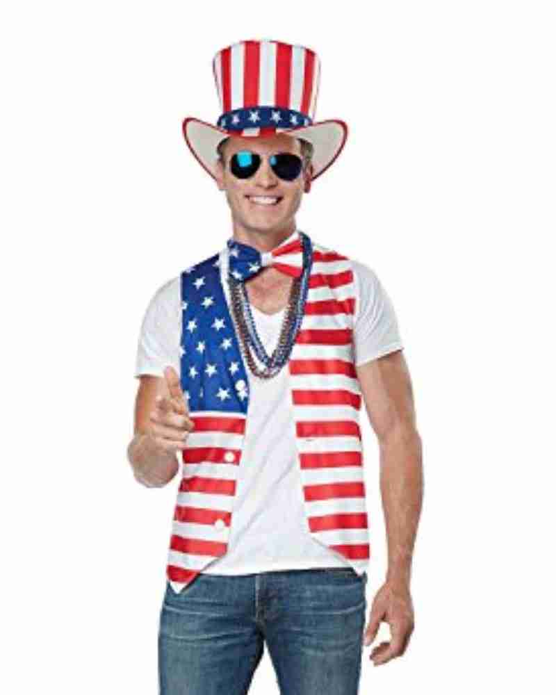 Patriot Man Kit Vest Hat Tie