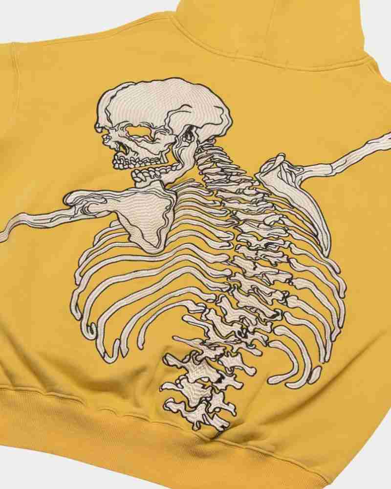 R.O.D Godspeed Skull Yellow Hoodie