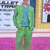 Brad Pitt Bullet Train Green Suit