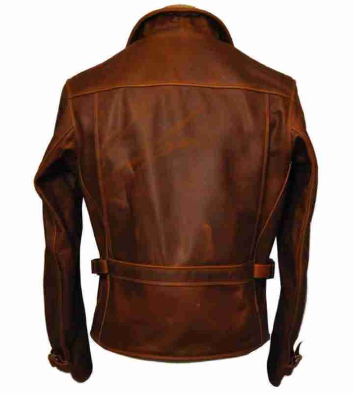 Brando Cafe Racer Motorcycle Leather Jacket