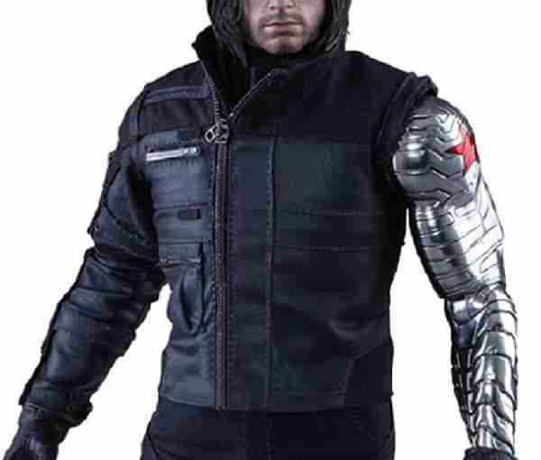 Civil War Winter Soldier Leather Jacket