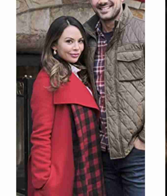 Coyote Creek Christmas Paige Parker Red Long Coat