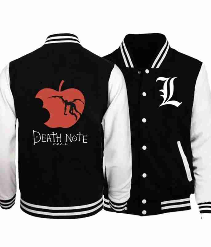 Death Note Ryuk White & Black Letterman Jacket
