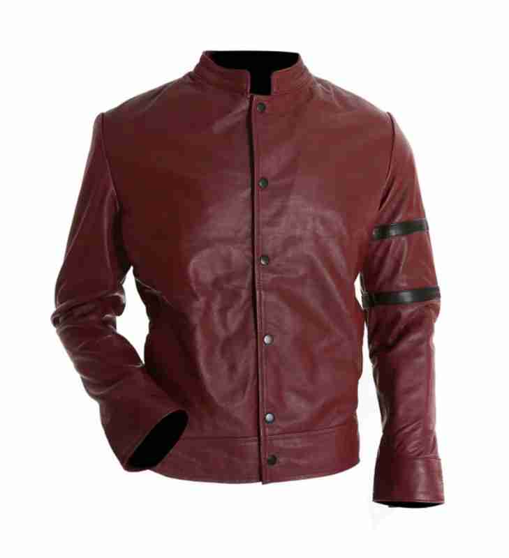 Fast And Furious Vin Diesel Maroon Leather Jacket