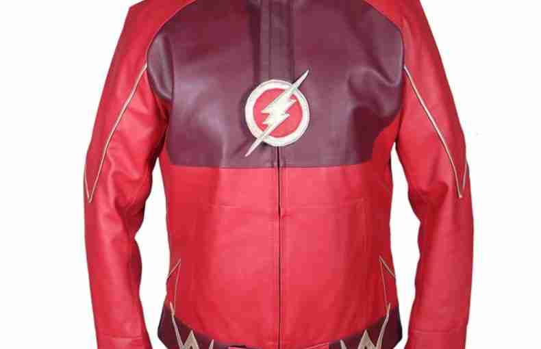 Flash Barry Allen Red Leather Jacket