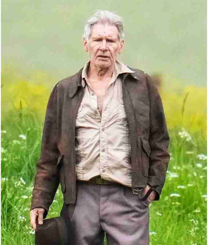 Indiana Jones 5 Harrison Ford Brown Jacket