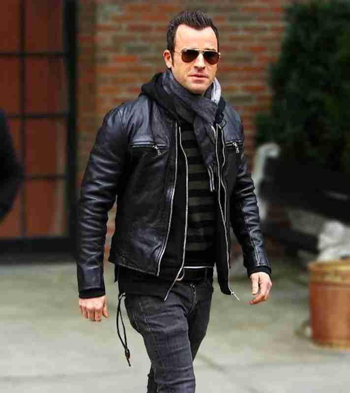 Justin Theroux Leather Jacket