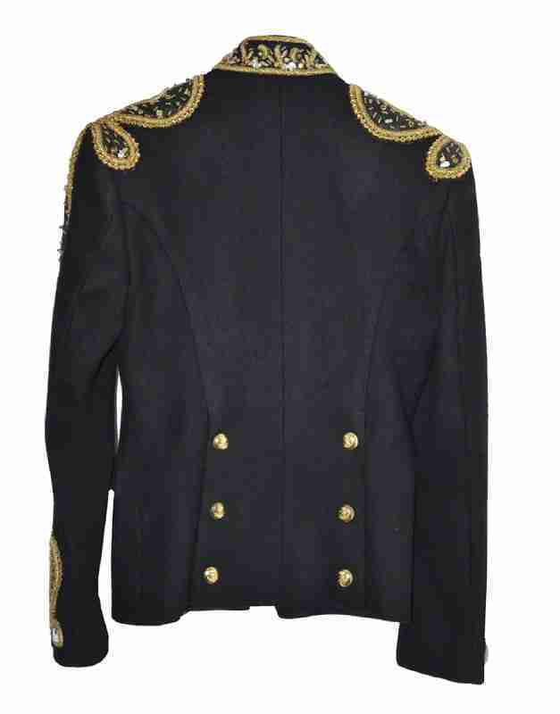 Michael Jackson Balmain Golden Black Jacket
