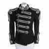 Michael Jackson Black Military-Style Jacket