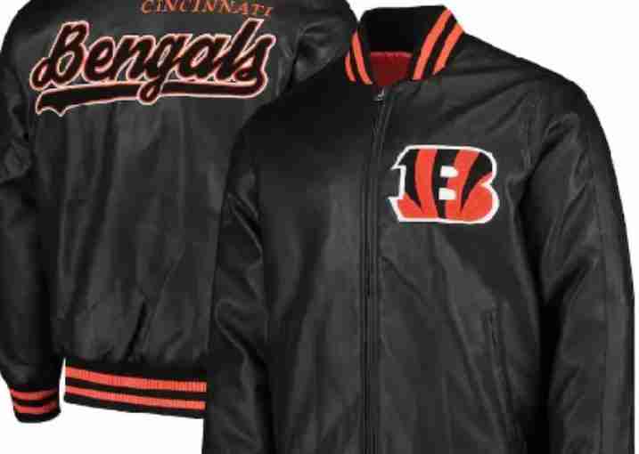 NFL Cincinnati Bengals G-III Sports Leather Jacket