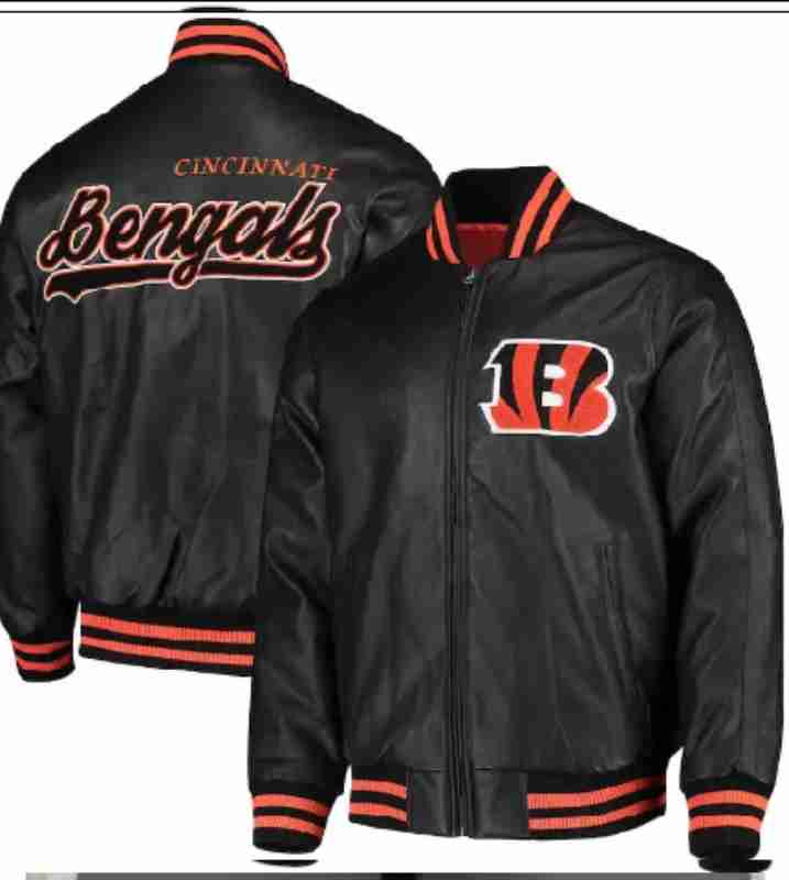 NFL Cincinnati Bengals G-III Sports Leather Jacket
