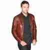 Nicholas Hoult Mad Max Fury Road Brown Leather Jacket