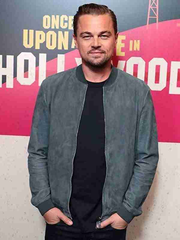 Once Upon a Time In Hollywood Leonardo DiCaprio Grey Jacket