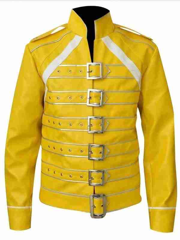Queen Rock Band Yellow Freddie Mercuryacket