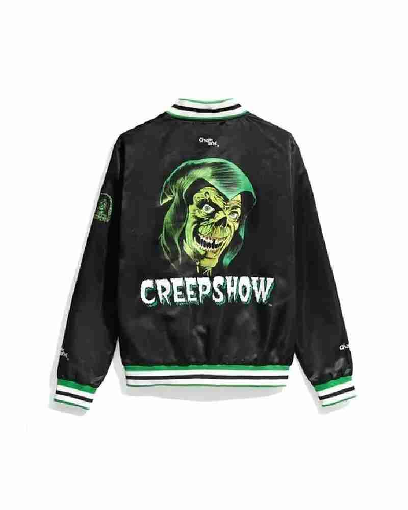 The Creepshow Black Varsity Jacket