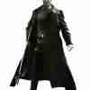 The Matrix Neo Black Trench Coat