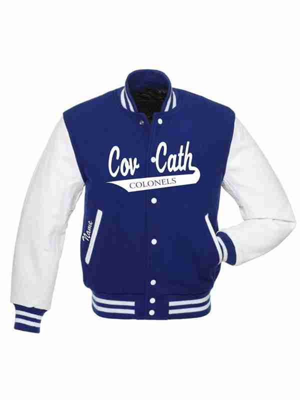 Cov Cath Blue Varsity Jacket