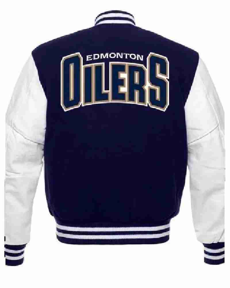 Edmonton Oilers Letterman Jacket