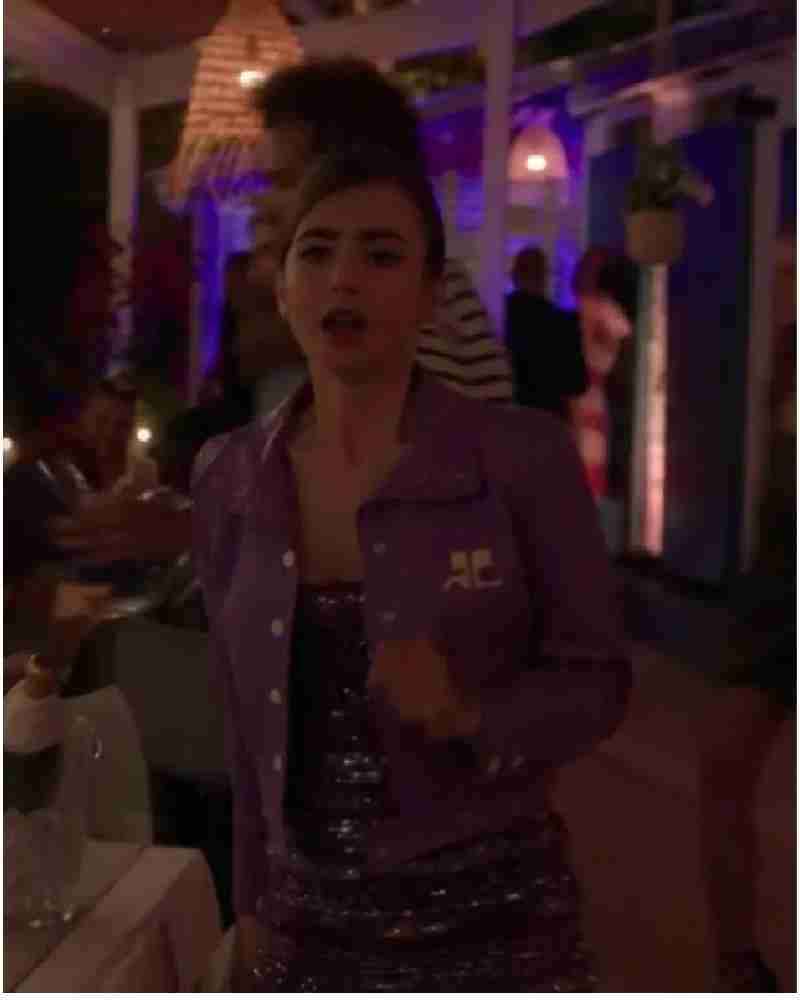 Emily Cooper Emily In Paris SO2 Purple Jacket