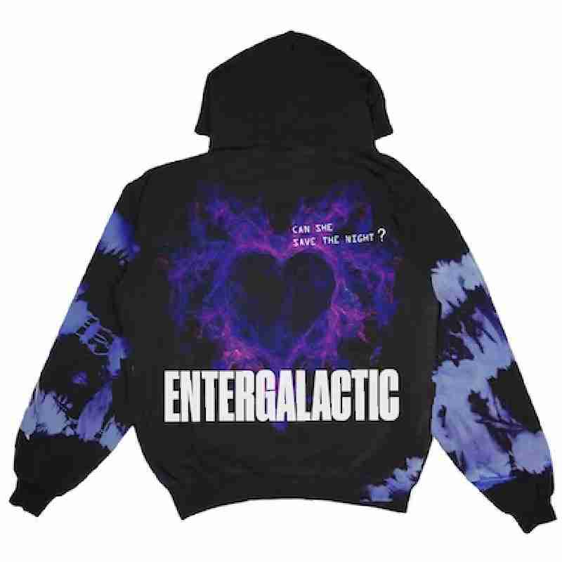 Kid Cudi Entergalactic Black & Purple Hoodie