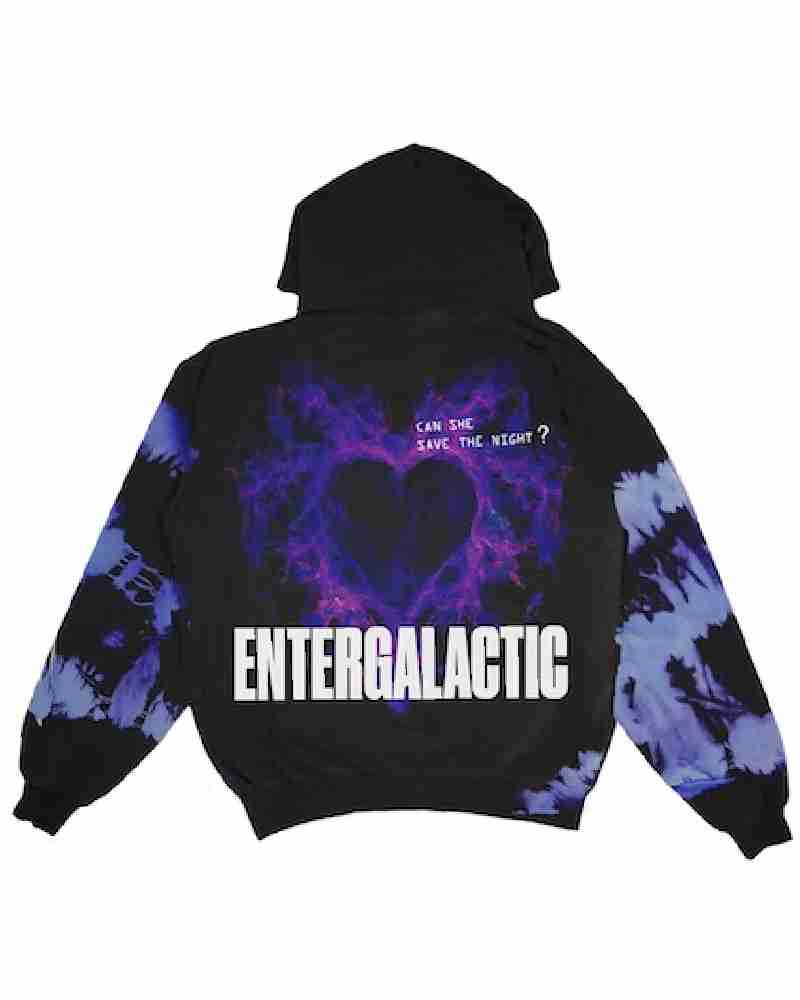 Kid Cudi Entergalactic Black & Purple Hoodie