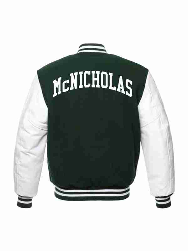 McNicholas Green Varsity Jacket