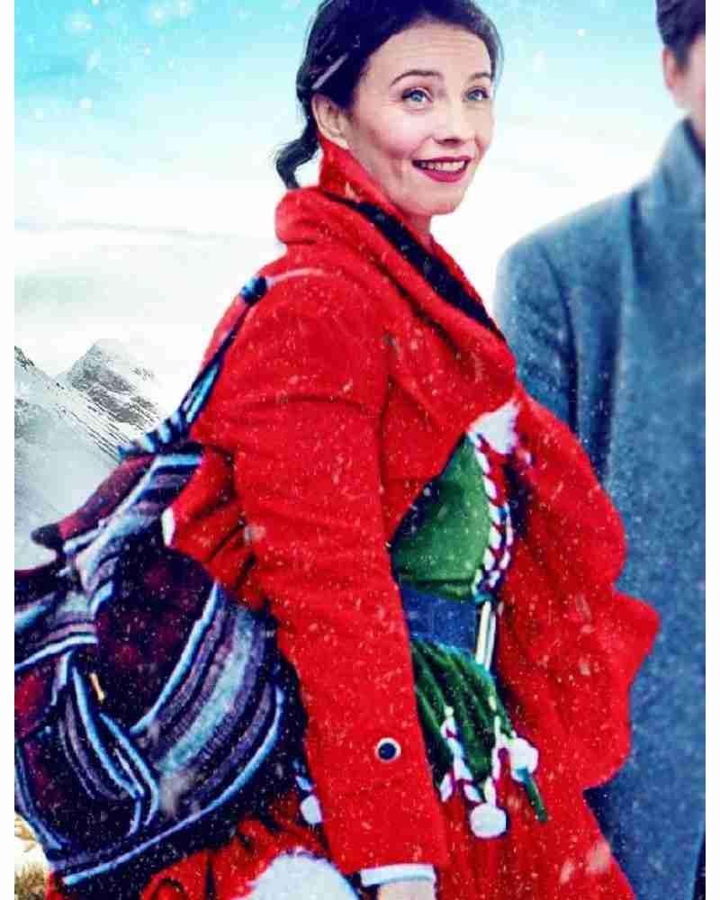 Natalie Clark Lost at Christmas Red Coat
