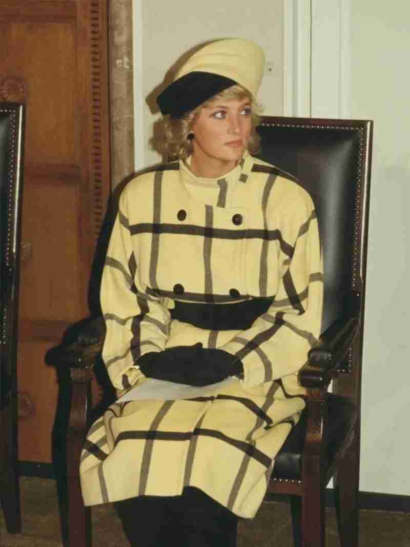 Princess Diana Yellow Coat