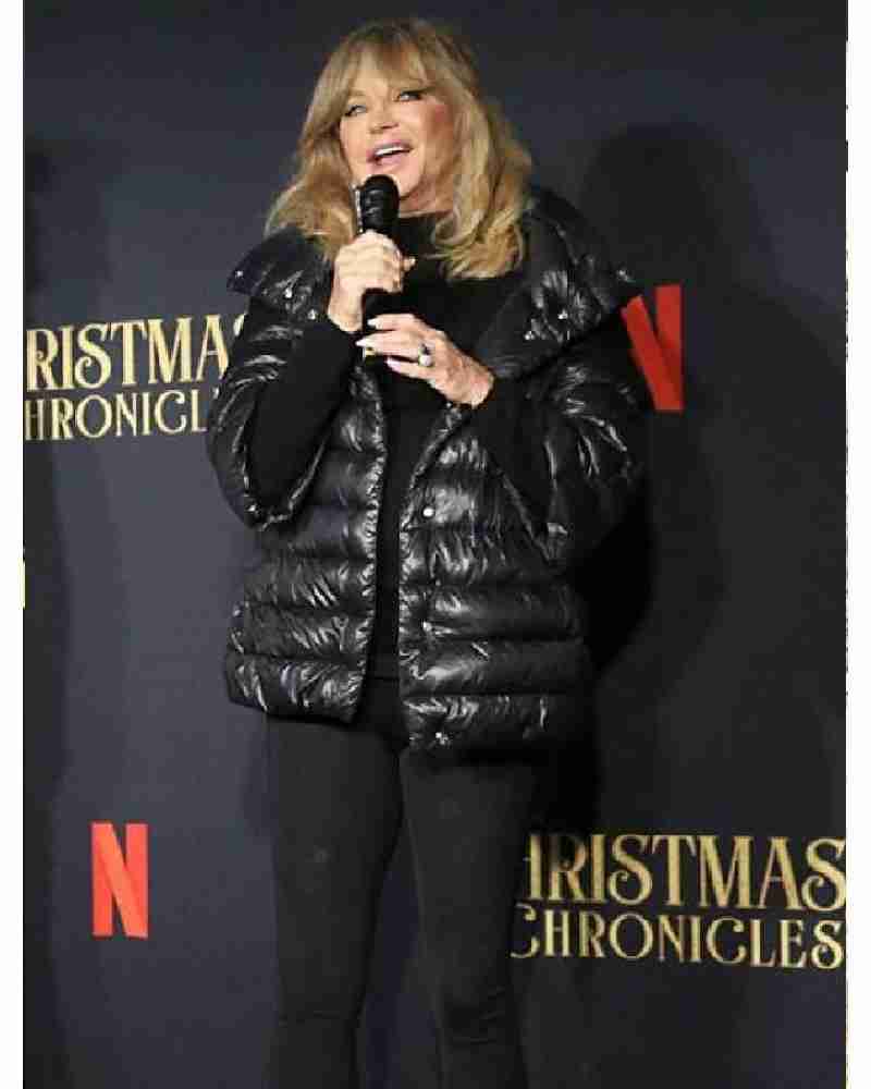The Christmas Chronicles 2 Goldie Hawn Premiere Black Jacket