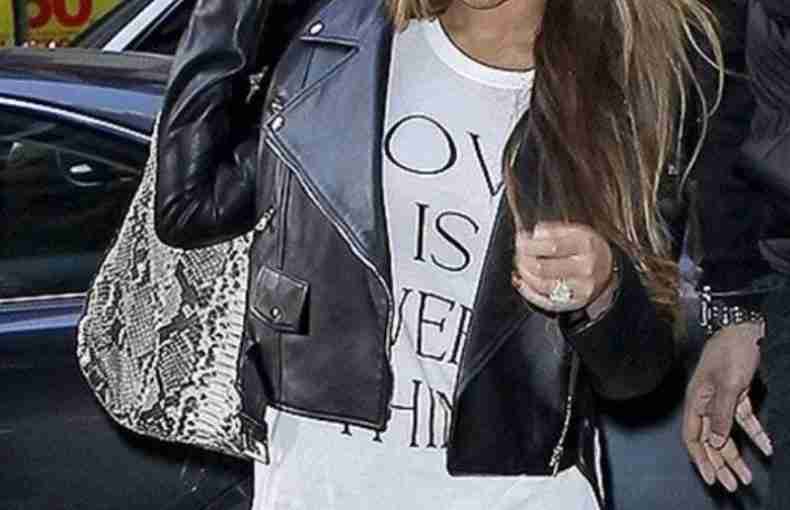 Beyonce Leather Biker Jacket