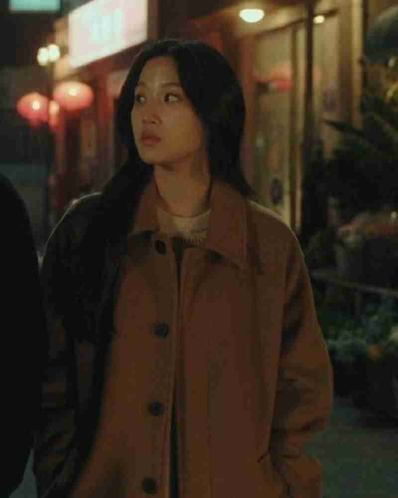 Link Eat, Love, Kill (2022) Moon Ga-young Brown Wool Coat