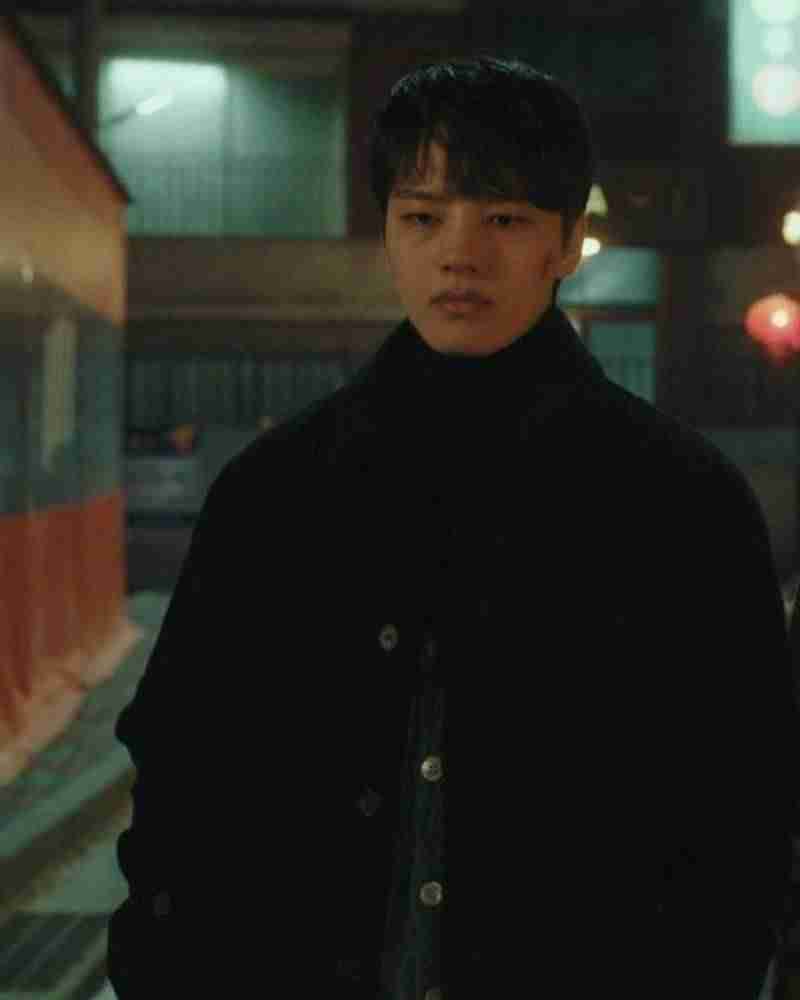 Link Eat, Love, Kill (2022) Yeo Jin-gu Black Wool Coat