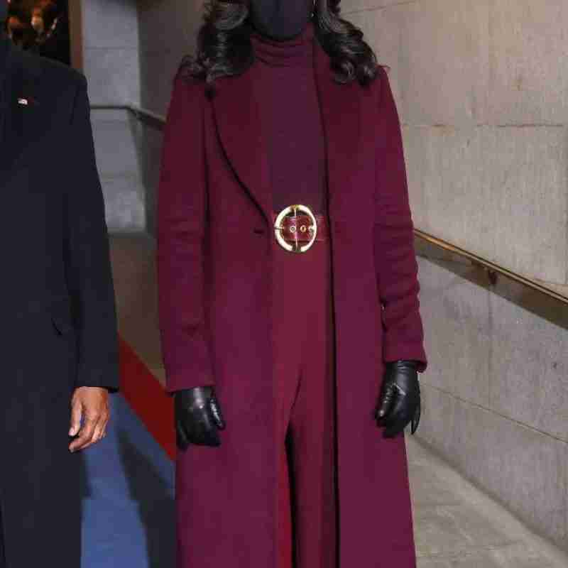 Michelle Obama Sergio Hudson Coat