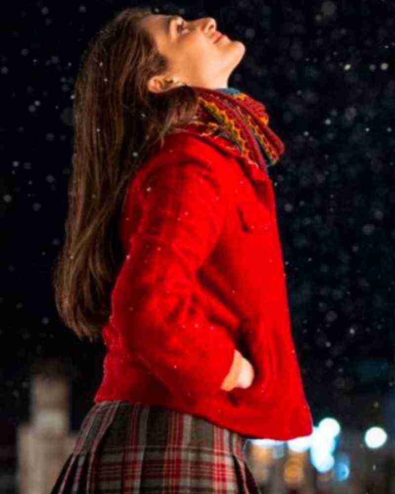 Gianna I Hate Christmas 2022 Pilar Fogliati Red Jacket