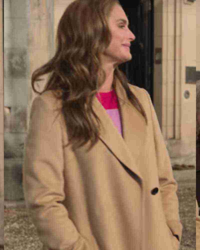 A Castle For Christmas 2021 Brooke Shields Brown Trench Coat
