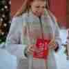 A Cozy Christmas Inn Jodie Sweetin White Wool Coat