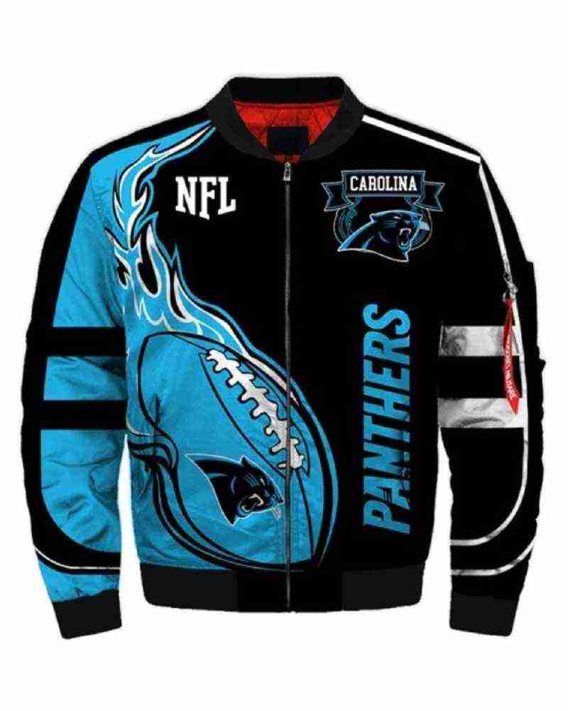 Carolina Panthers Football Team Bomber Cotton Jacket